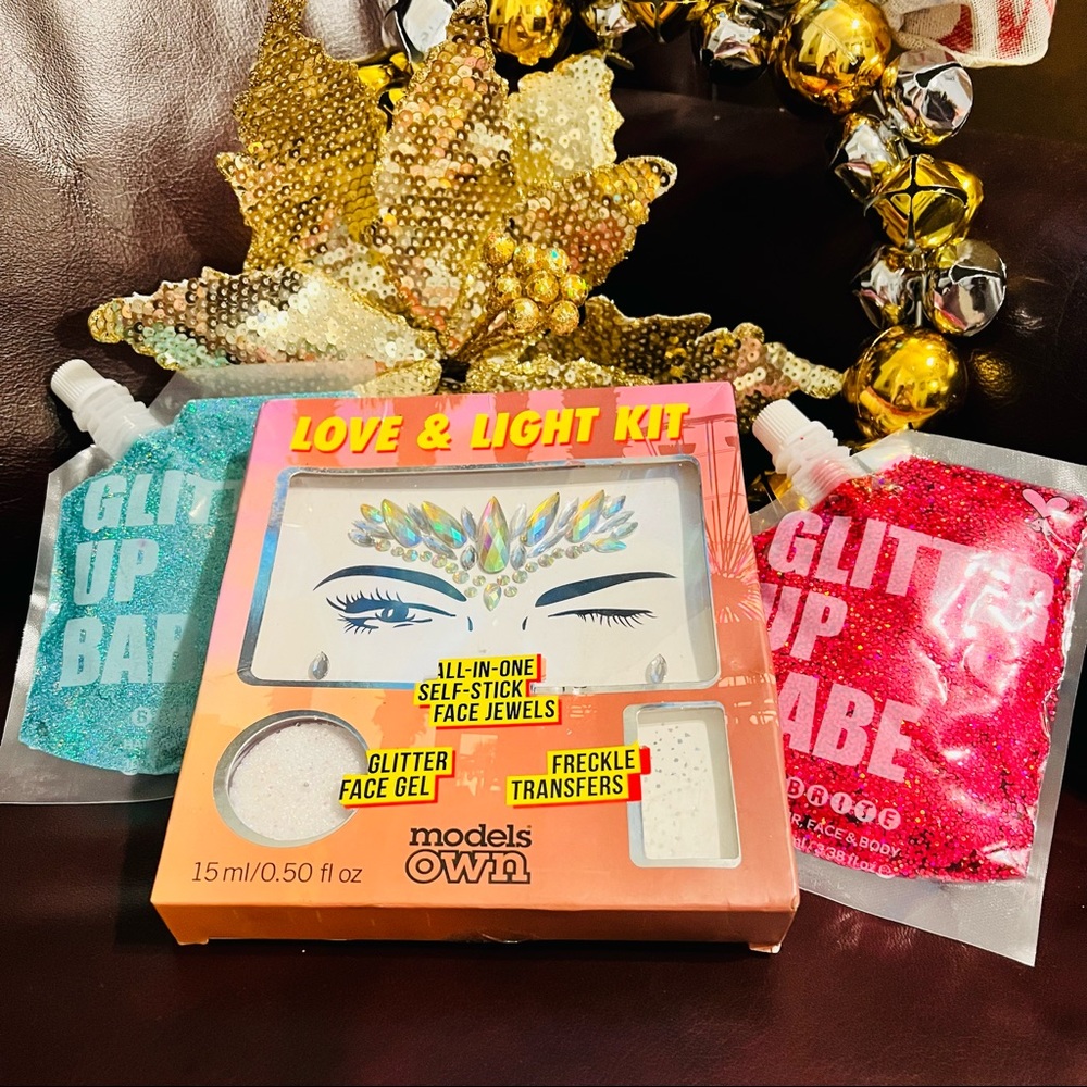 Models Own and Brite Hair, face, & body glitter